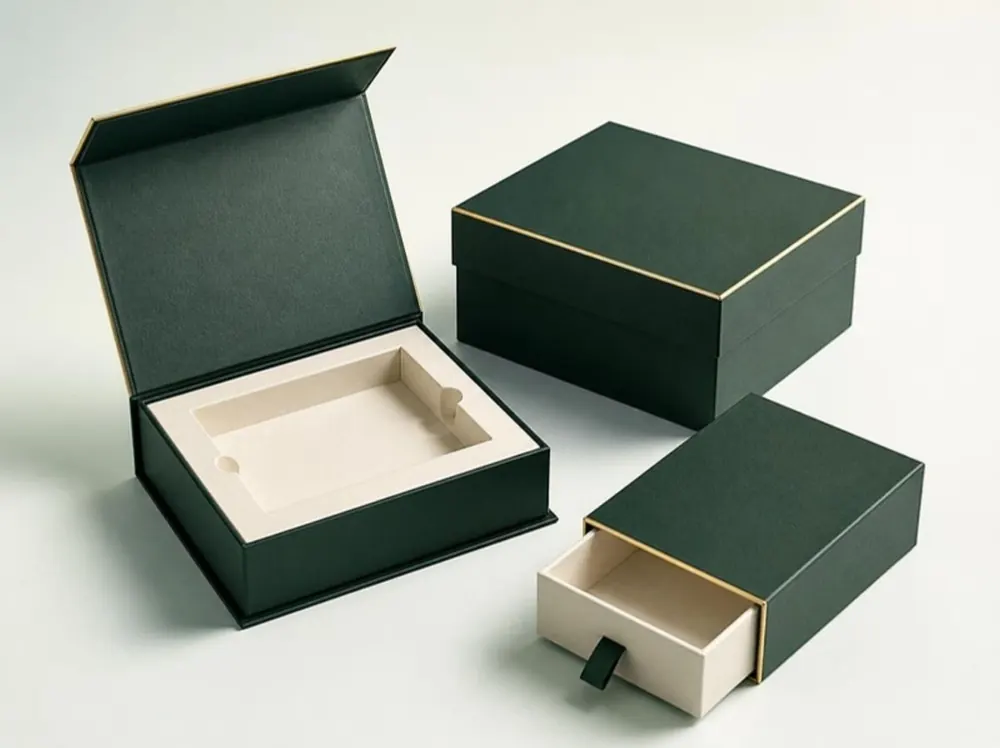 Premium rigid box package